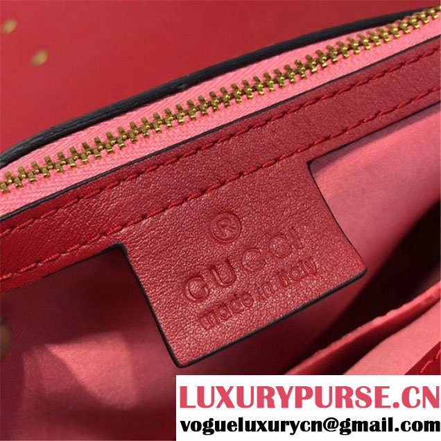 Gucci Tokyo Print Medium GG Marmont Floral Jacquard Print Bag 32cm Spring Summer 2017 Collection Red