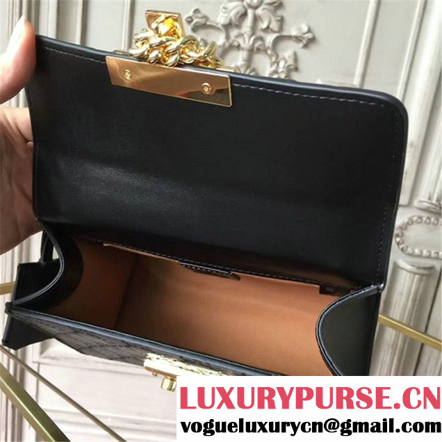 Gucci Padlock GG Signature Shoulder Mini Bag Calfskin Leather Fall Winter 2017 Collection Black