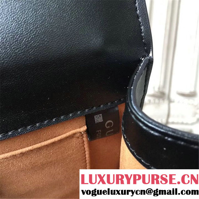 Gucci Padlock GG Signature Shoulder Mini Bag Calfskin Leather Fall Winter 2017 Collection Black