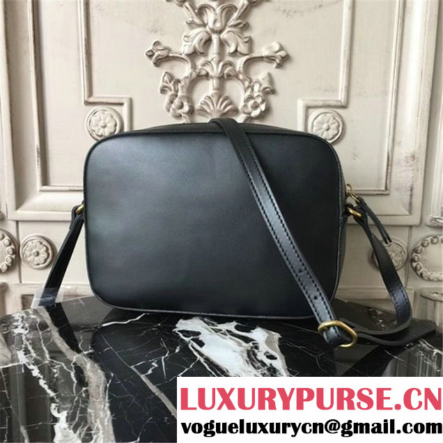 Gucci Original GG Web Canvas Camera Bag 23cm Spring Summer 2017 Collection Black
