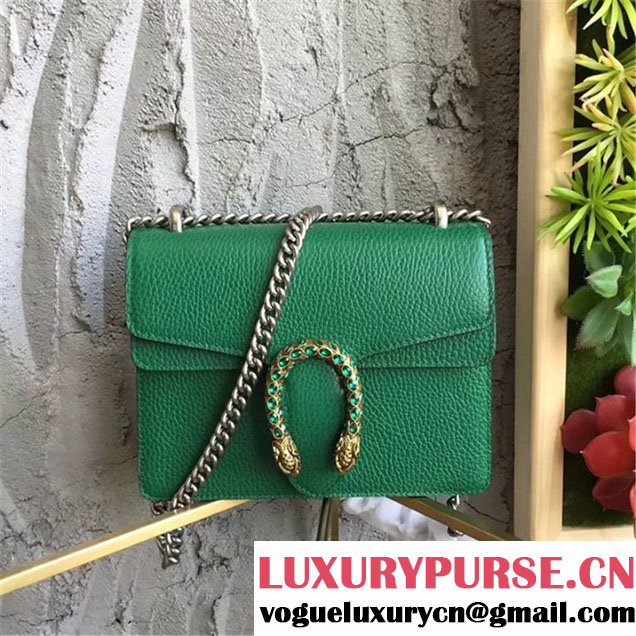 Gucci Dionysus Mini 20cm Shoulder Bag Gold Hardware Spring Summer 2017 Collection Green