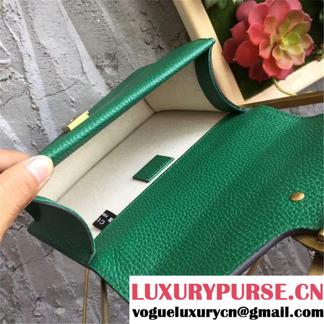 Gucci Dionysus Mini 20cm Shoulder Bag Gold Hardware Spring Summer 2017 Collection Green