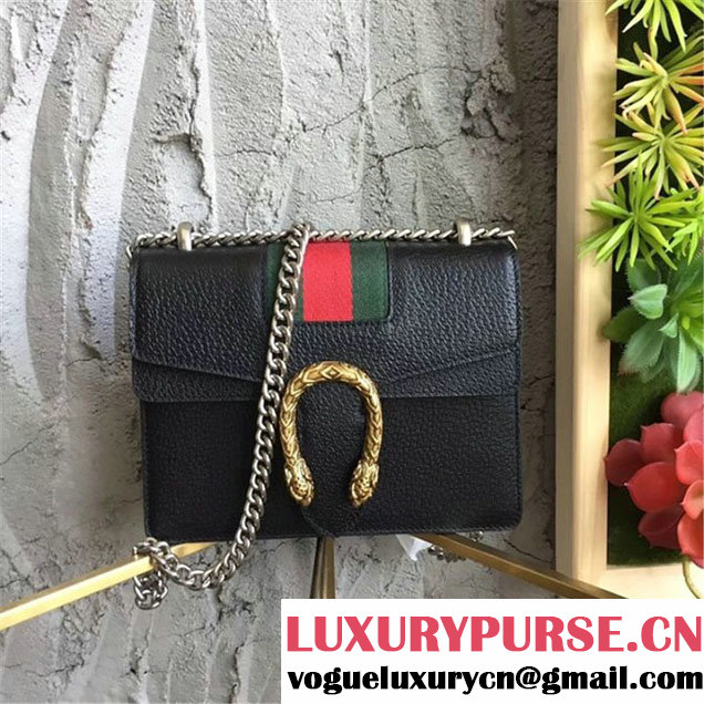 Gucci Dionysus Mini 20cm Shoulder Bag Gold Hardware Spring Summer 2017 Collection Black