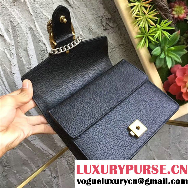 Gucci Dionysus Mini 20cm Shoulder Bag Gold Hardware Spring Summer 2017 Collection Black