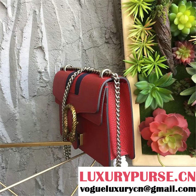Gucci Dionysus Mini 20cm Shoulder Bag Gold Hardware Spring Summer 2017 Collection Hibiscus Red