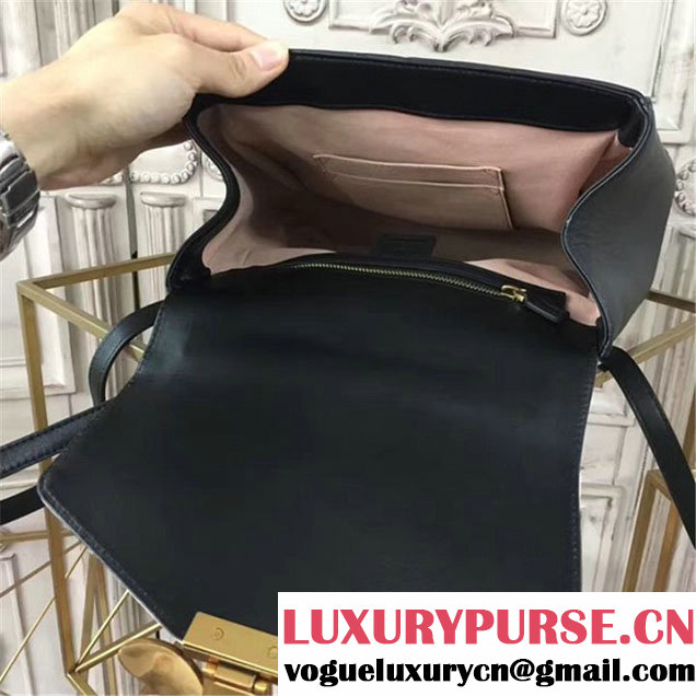 Gucci Queen Margaret Quilted Backpack 26cm Bag Calfskin Leather Fall Winter 2017 Collection Black White