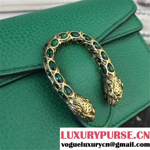 Gucci Dionysus Super Mini Bag 17cm 476432 Fall Winter 2017 Collection Green