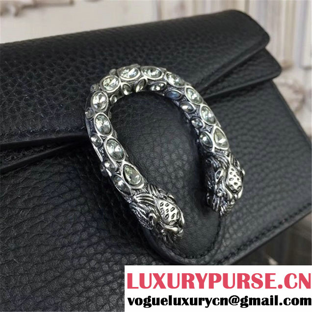 Gucci Dionysus Super Mini Bag 17cm 476432 Fall Winter 2017 Collection Black