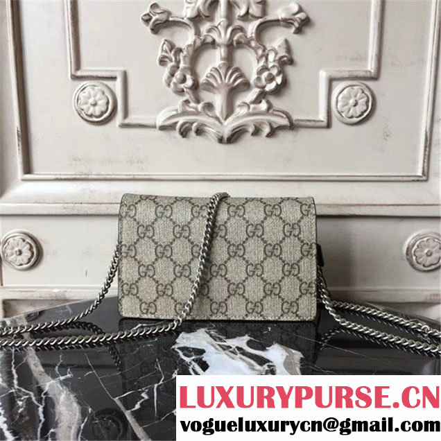 Gucci Dionysus Super Mini Bag 17cm 476432 Fall Winter 2017 Collection Beige Tan