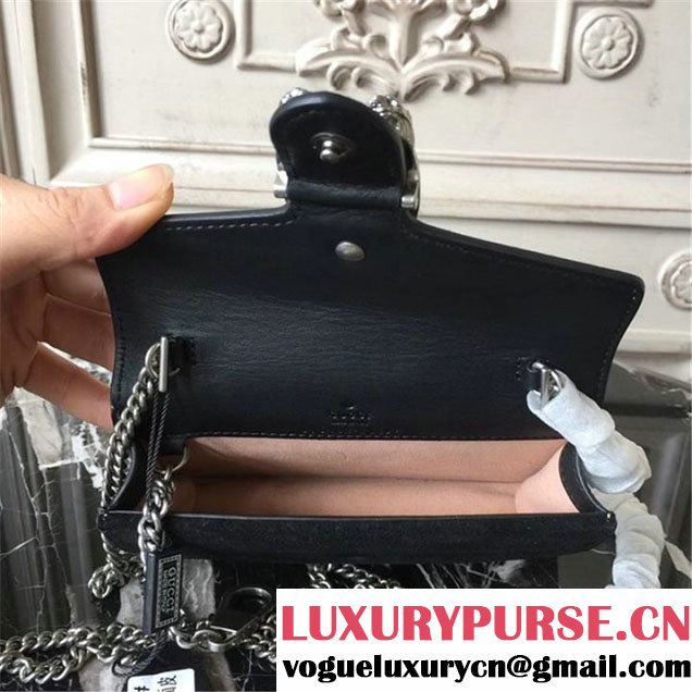 Gucci Dionysus Super Mini Bag 17cm 476432 Fall Winter 2017 Collection Beige Black