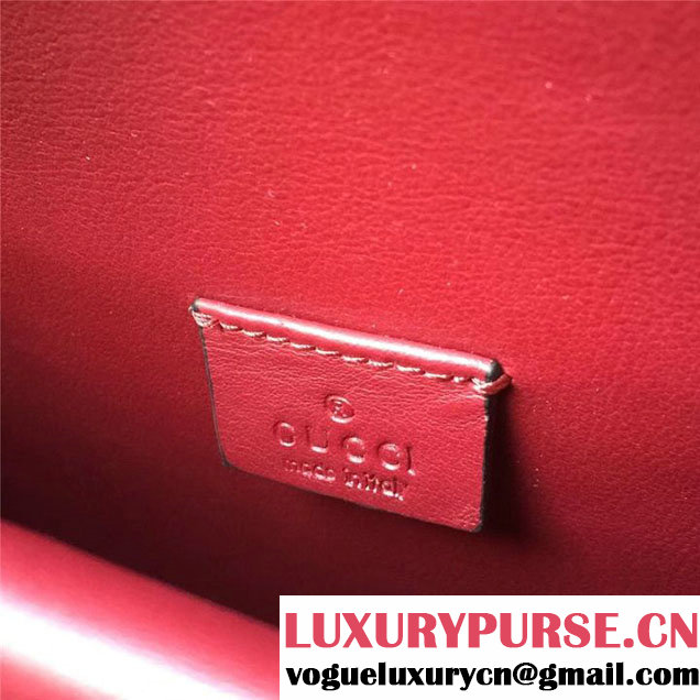 Gucci Dionysus Clutch Bag 30cm 401231 Suede Calfskin Leather Fall Winter 2017 Collection Burgundy