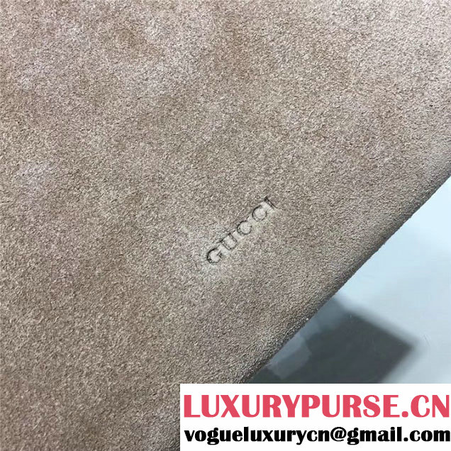 Gucci Dionysus Suede WOC Bag 20cm 401231 Calfskin Leather Fall Winter 2017 Collection Taupe