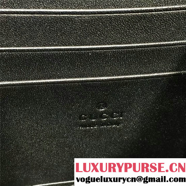 Gucci Dionysus Suede WOC Bag 20cm 401231 Calfskin Leather Fall Winter 2017 Collection Black