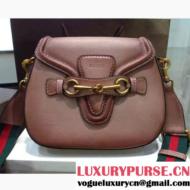 Gucci Lady Web Hand Stained Shoulder Original Leather Bag Brown