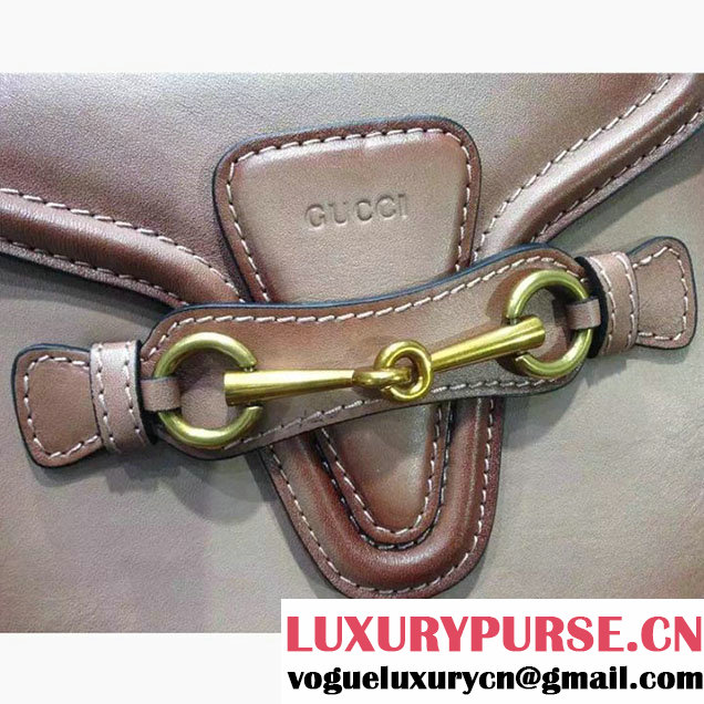 Gucci Lady Web Hand Stained Shoulder Original Leather Bag Brown