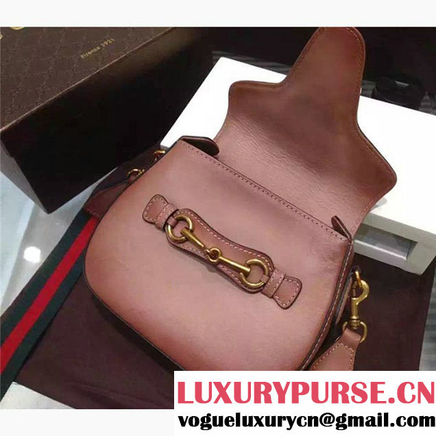 Gucci Lady Web Hand Stained Shoulder Original Leather Bag Brown