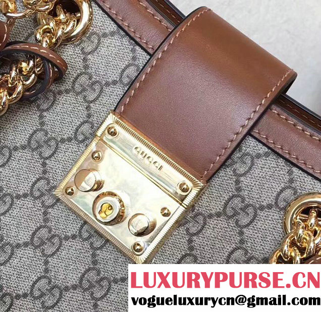 Gucci Padlock Small GG Shoulder Bag 498156 KHNKG 8534 Beige