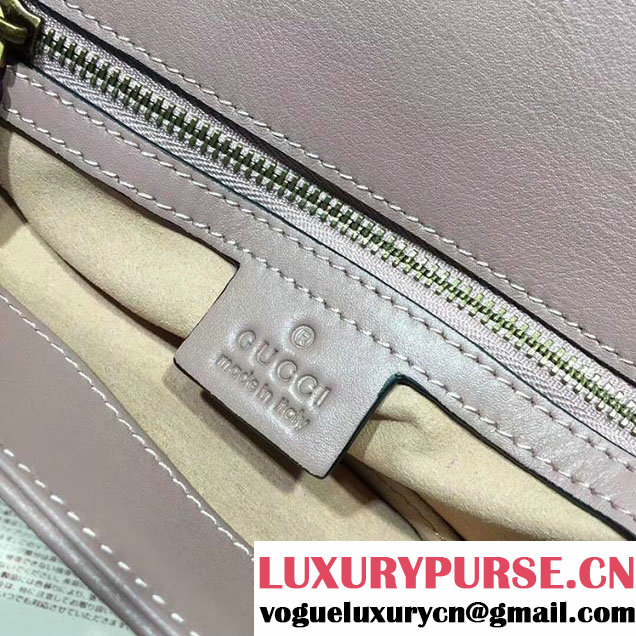 Gucci GG Marmont Small Top Handle Bag 27cm 498110 Light Pink