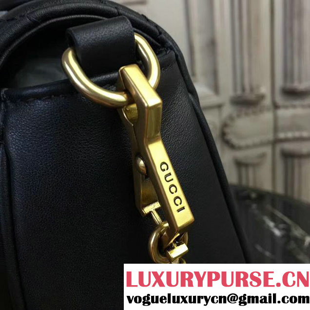 Gucci GG Marmont Small Top Handle Bag 27cm 498110 Black