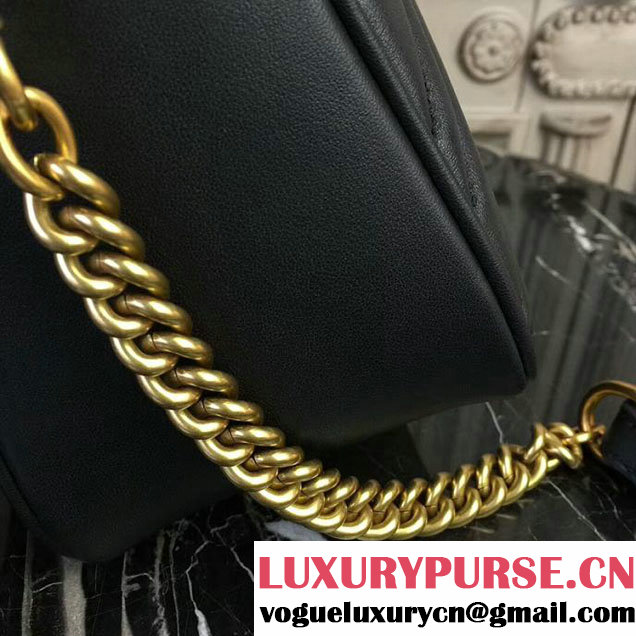 Gucci GG Marmont Small Top Handle Bag 27cm 498110 Black