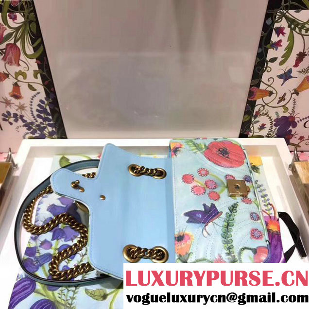 Gucci Unskilled Worker GG Marmont Shoulder Bag 22cm 446744