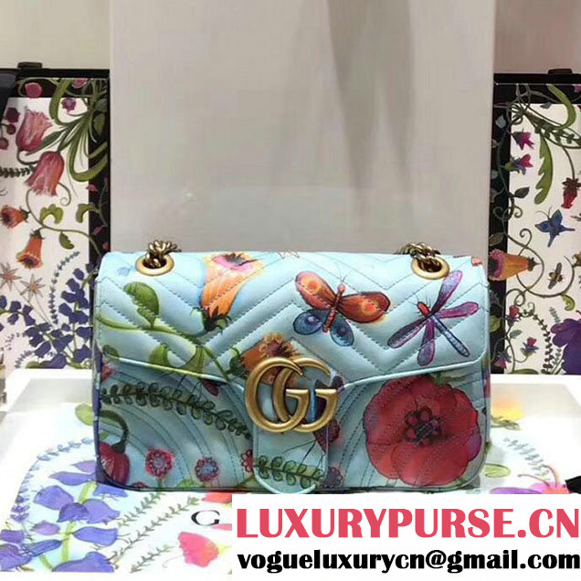 Gucci Unskilled Worker GG Marmont Shoulder Bag 26cm 443497