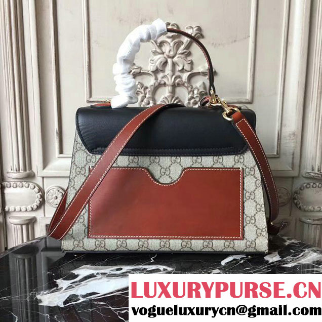 Gucci Padlock GG Supreme Top Handle Bag 453188
