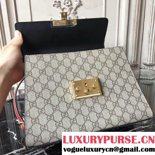 Gucci Padlock GG Supreme Top Handle Bag 453188