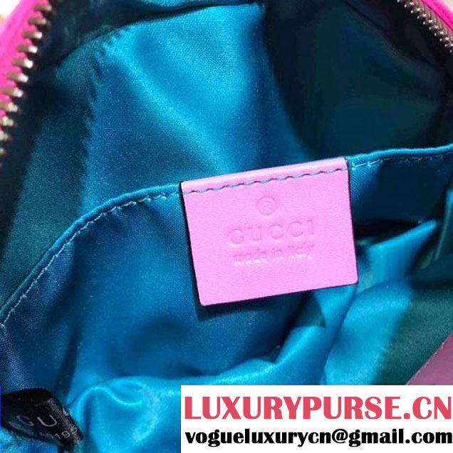 Gucci GG Marmont Velvet Belt Bag With Crystals 476434 Pink 2018 (SPM-7112107 )