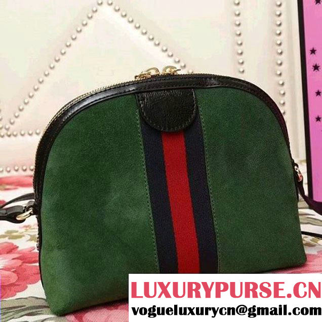 Gucci Ophidia Suede Small Shoulder Bag 499621 Green 2018 (2A010-7112112 )
