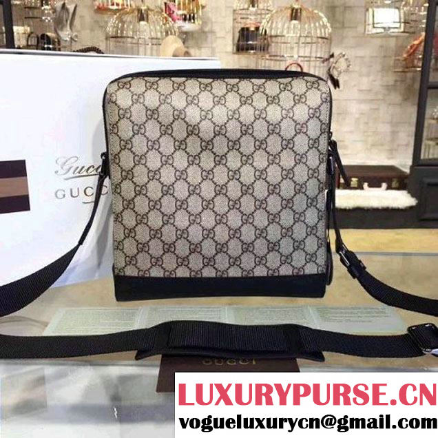 Gucci GG Messenger Bag For Men 429018 Black (2A010-7112126 )