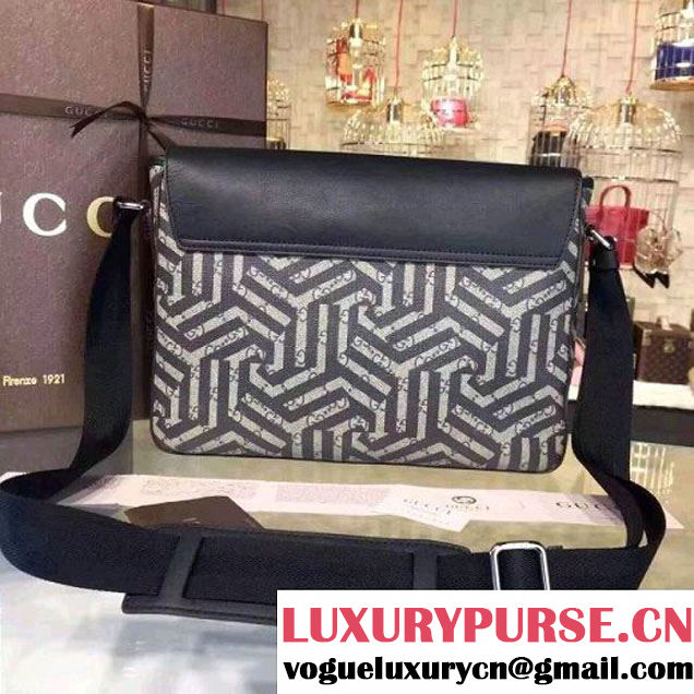 Gucci GG/Leather Medium Messenger Bag For Men 406367 (2A010-7112125 )
