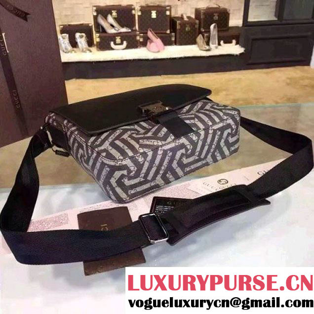 Gucci GG/Leather Small Buckle Messenger Bag For Men 406368  (2A010-7112124 )