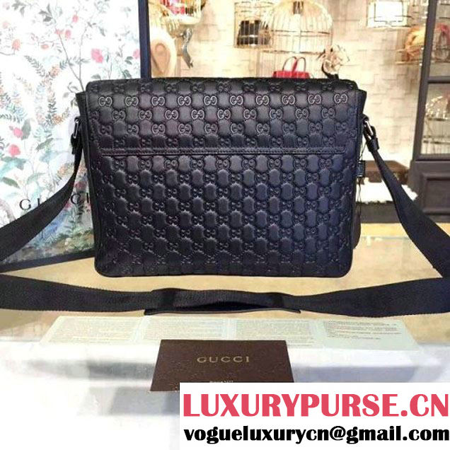 Gucci Signature Leather Medium Messenger Bag For Men 406367 (2A010-7112123 )