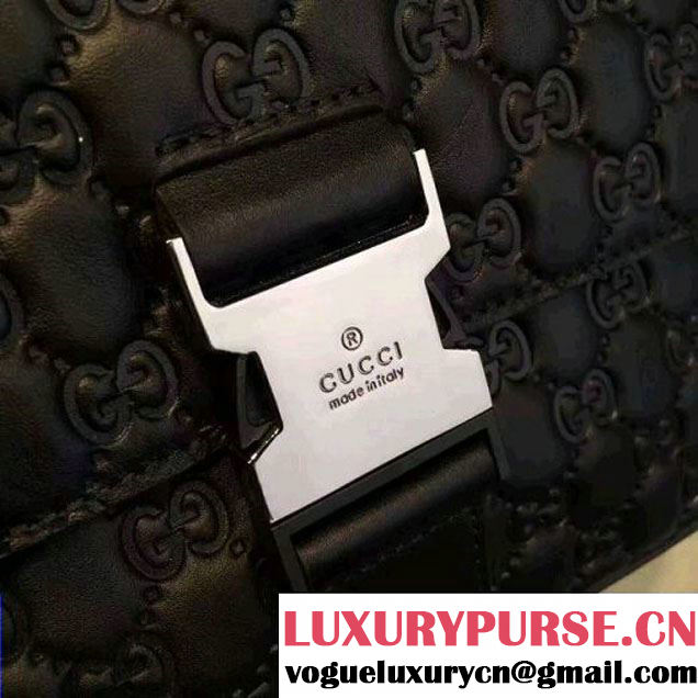 Gucci Signature Leather Small Buckle Messenger Bag For Men 406368  (2A010-7112122 )