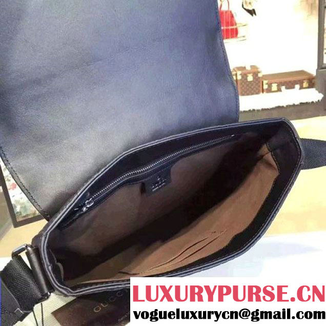 Gucci Signature Leather Small Buckle Messenger Bag For Men 406368  (2A010-7112122 )