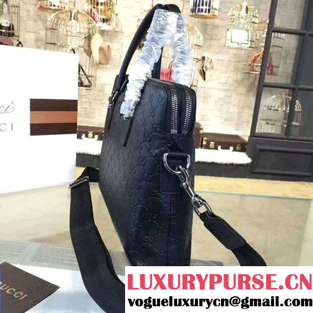 Gucci Signature Leather Flat Messenger For Men 400869 (2A010-7112121 )