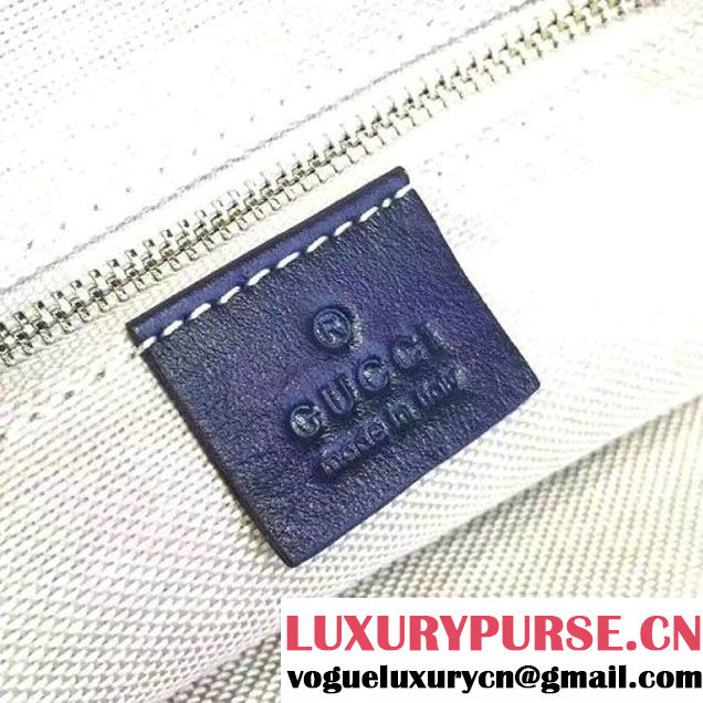 Gucci Double Zip GG Supreme Messenger Bag For Men 311003 Blue (2A010-7112117 )