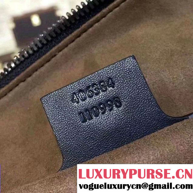 Gucci Signature Leather Brifcase Bag For Men 406384 Black (2A010-7112133 )