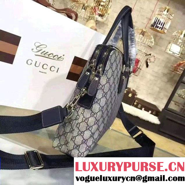 Gucci GG Supreme Brifcase For Men 311001 Blue (2A010-7112119 )