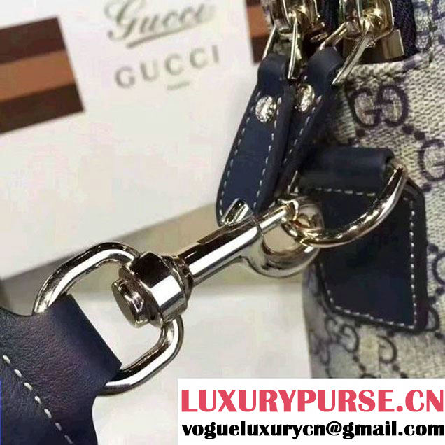 Gucci GG Supreme Brifcase For Men 311001 Blue (2A010-7112119 )