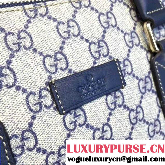 Gucci GG Supreme Brifcase For Men 311001 Blue (2A010-7112119 )