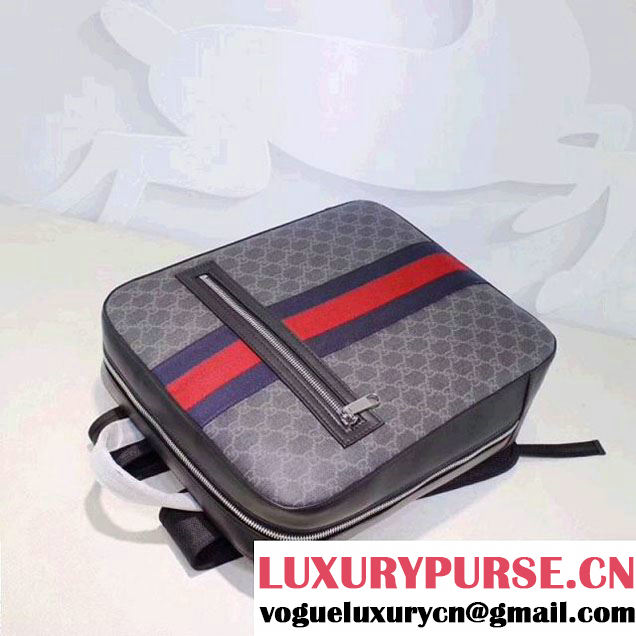 Gucci GG Supreme Backpack 478324 Black 2017 (XYS-7120506 )
