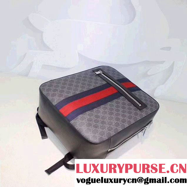 Gucci GG Supreme Backpack 478324 Black 2017 (XYS-7120506 )