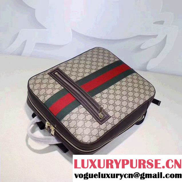 Gucci GG Supreme Backpack 478324 Brown 2017 (XYS-7120505 )