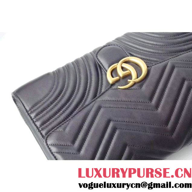 Gucci GG Marmont Clutch 498079 Black 2017 (XYS-7120525 )