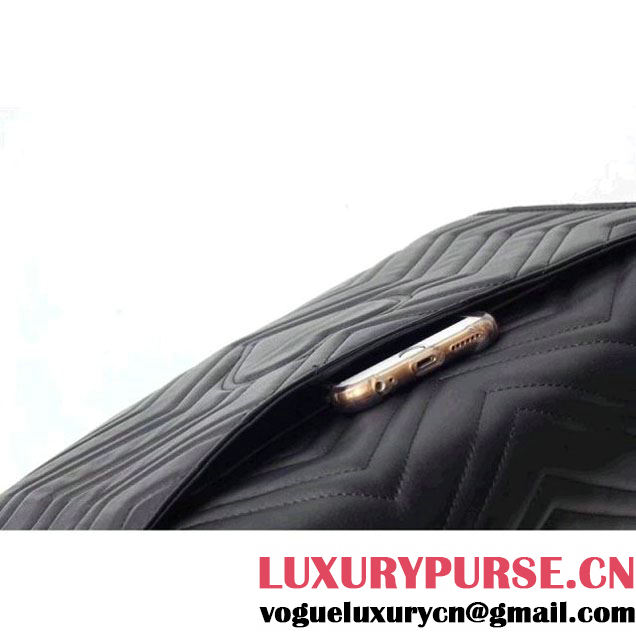 Gucci GG Marmont Clutch 498079 Black 2017 (XYS-7120525 )
