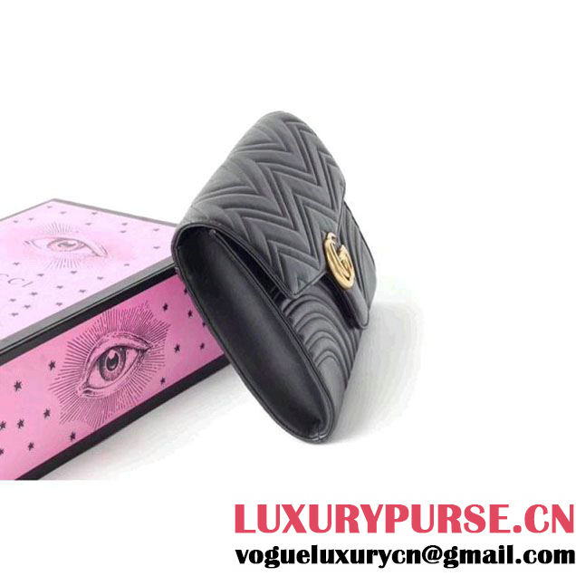 Gucci GG Marmont Clutch 498079 Black 2017 (XYS-7120525 )
