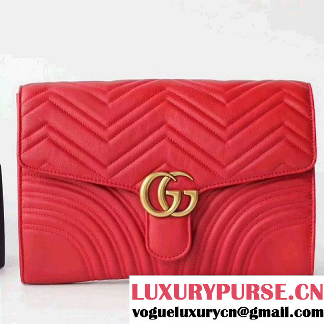 Gucci GG Marmont Clutch 498079 Red 2017 (XYS-7120524 )