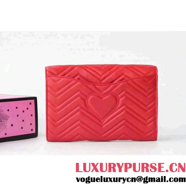 Gucci GG Marmont Clutch 498079 Red 2017 (XYS-7120524 )